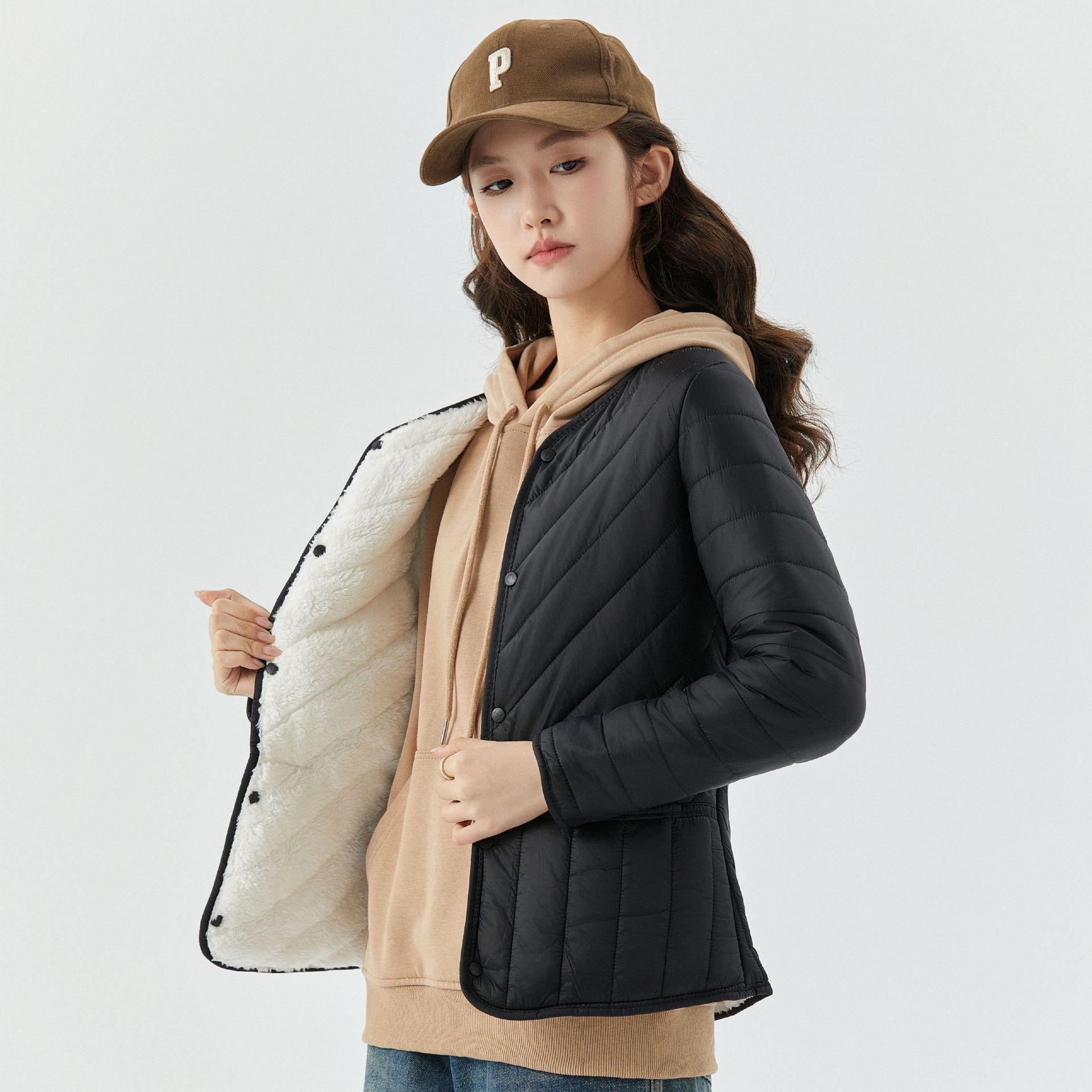 

Производство теплых стеганых и утолщенных подкладочных топов с длинными рукавами из хлопка, женские модели, 1 шт. 2377 M