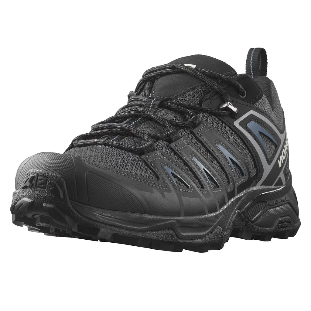 Salomon Shoes X ULTRA PIONEER AERO L47197200 Ashes cm Hiking/Trekking Men's Black/Ebony/Blue 26.0