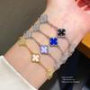 Zircon Flower Hand Chain Highend Design Stylish Accessory For Women