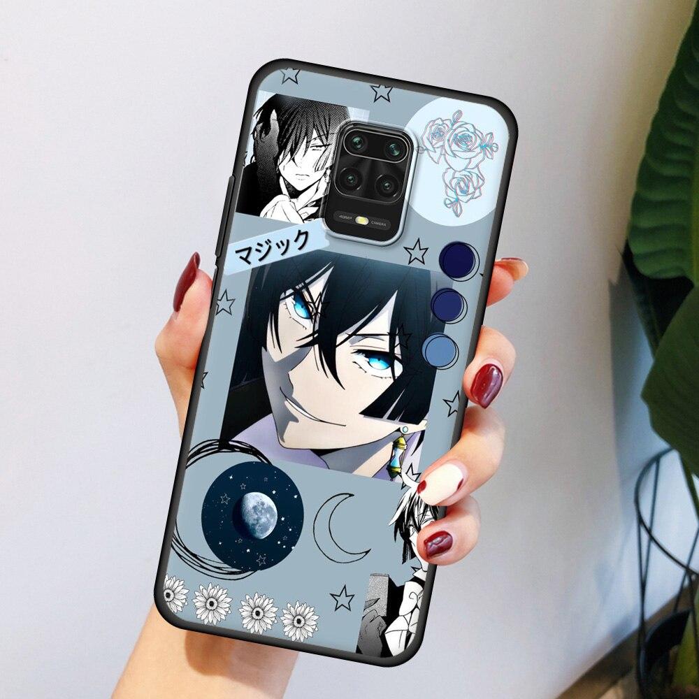 Anime Die Fallstudie von Vanitas Telefon Fall Für Xiaomi Redmi Hinweis 9S 9 8 7 10 Pro 8T 9C 9A 8A K40 Weiche Schwarze Abdeckung Coque Funda