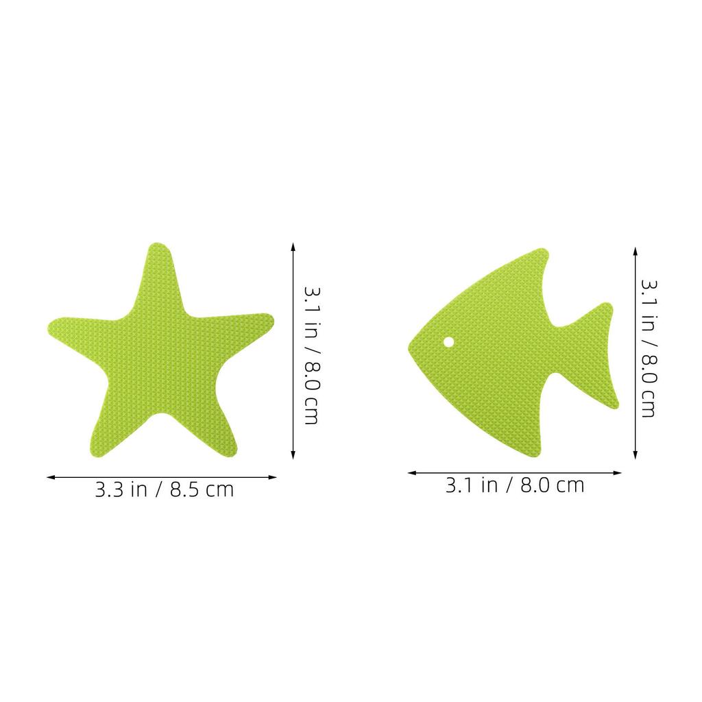 40Pcs Bath Non Slip Stickers High Grip Traction Decals for Tile Glass Metal Surfaces Easy Cut Custom Fit Bathtub Shower Safety