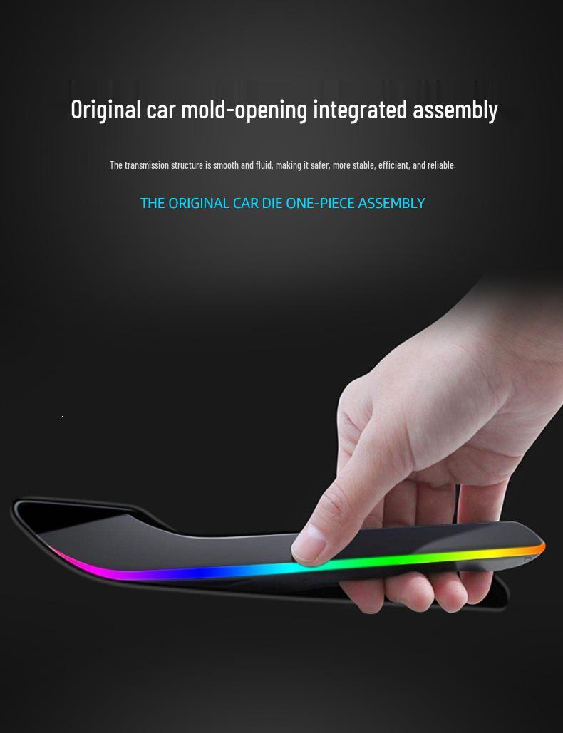 Compatible with Tesla Model 3/Y Refresh Electric Door Handle, Multi-point & Luminous Design