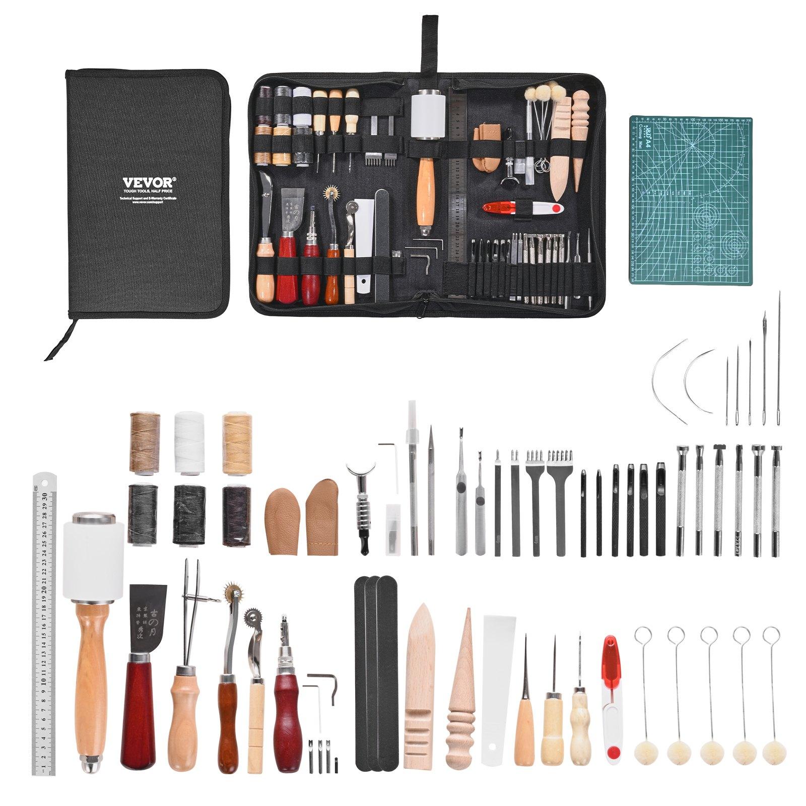 VEVOR Leather Working Tools Kit, 59