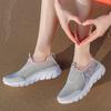 Women's sports shoes summer single net shoes hollow breathable light wading shoes middle-aged and elderly walking shoes couple shoes