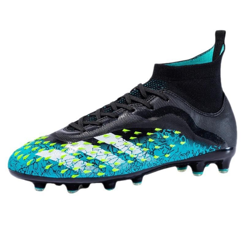 High-Top Football Shoes Men'S And Women'S Broken Nails And Long Nails Student Adult Grass Sports Competition Training Shoes