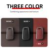 Metal Genuine Leather Auto Key Fob Cover Case Housing Fit For Vw Volkseagen Passat B8 Magotan Fit For Skoda Superb A7 Kodiaq Seat Key Ring Auto