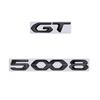 Für Peugeot 5008 GT Auto 3D Metallbuchstaben Logo Abzeichen Aufkleber Auto Kofferraum Alphabet Emblem Styling Umbau Aufkleber R7