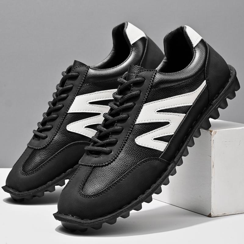 Fashion Handmade Casual Leather Shoes Men Loafers Comfortable Moccasins Men Flats Shoes Genuine Leather Men Shoes