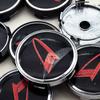 4Pcs 60mm Universal Car Wheel Center Hub Caps Black Red Sport Logo Chrome Rim Badge Emblem Dustproof Auto Tuning Accessories