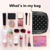 Custom Ethnic Bohemia Black Paisley Bandana Cosmetic Bag Women Cute Big Capacity Makeup Case Beauty Storage Toiletry Bags