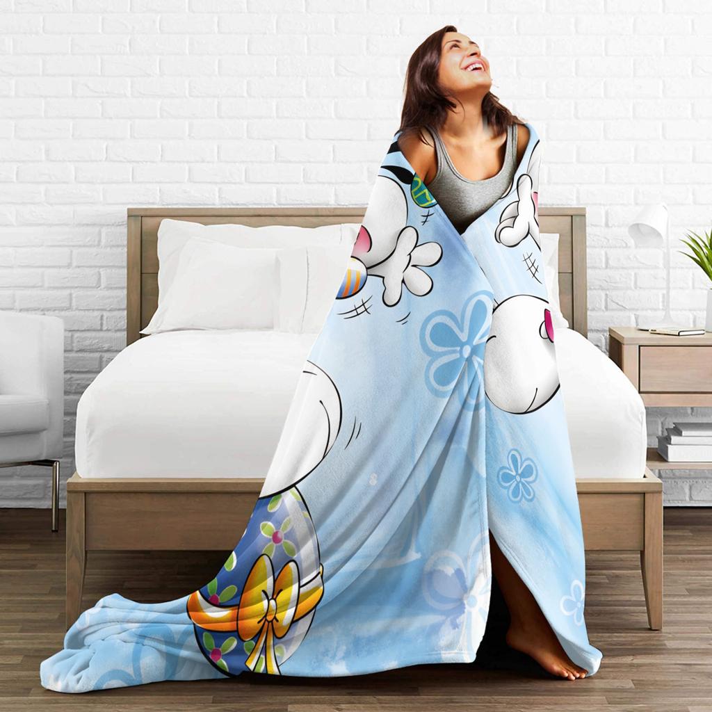 Christmas Diddl Soft Blanket Travel Office Plush Bedding Throws Pattern Couch Chair Flannel Bedspread Sofa Bed Cover