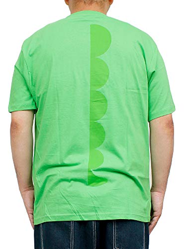 [One Colors] Gachapin & Mukku Short-Sleeve T-Shirt, Men's Printed Crew Neck Cut & Sewn, Size LL, Gachapin