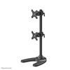 Desk Mount for 2 Flat Screens NEWSTAR FPMA-D700DDV - Tiltable, Swiveling and Rotatable - Black
