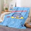 6 Sizes Tuxedo Sam Blanket Japanese Style Soft Flannel Throw Fluffy Bed Comfortable Home Four Season Warm Blanket Baby Gift