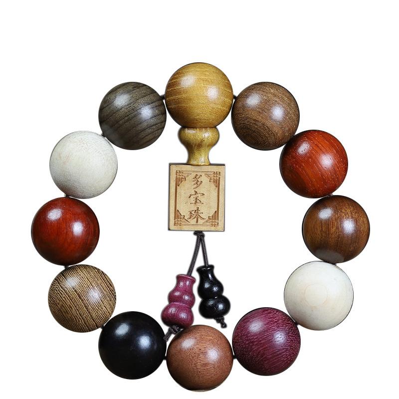 

Браслет с сокровищами из красного дерева, бусины Будды, счастливый браслет в этническом стиле для мужчин и женщин, подарочные украшения 1PC