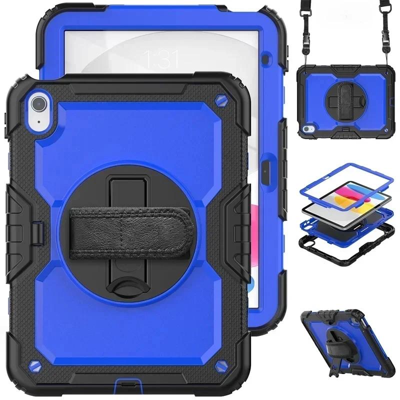 Case For iPad A16 10th 11th Generation 7/8/9th 10.2 Pro 11 12.9 Air 11 13 Air5 4 Mini 7 6 5 4 Shockproof Stand Kids Safe Cover