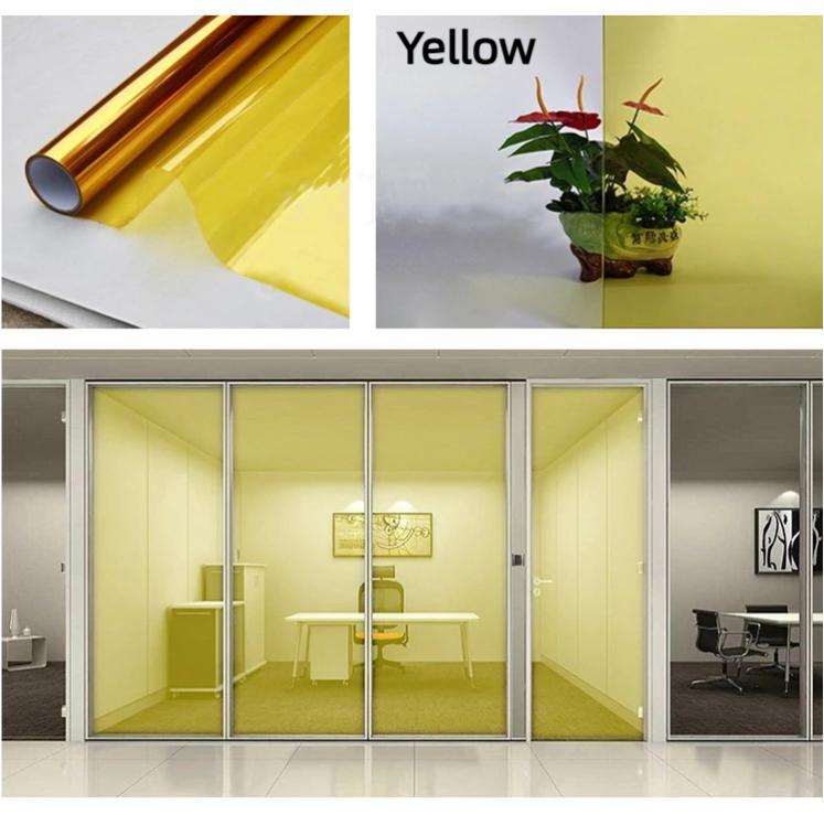Rainbow Window Sticker Adhesive Vinyl Explosion-Proof Sun-Blocking Decoration Raamfolie For Window Door Glass Partition