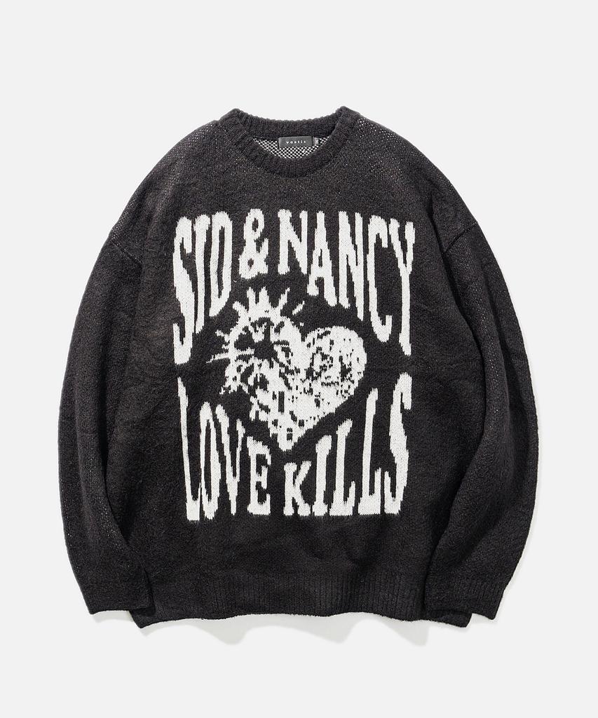 VASTIC Love Kills Brush Knit_Black