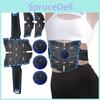 Rechargeable Abdominal Muscle Ems Usb Toning Trainer Practice Eightpack Abs Strengthen Simulates Biological Microcurrent