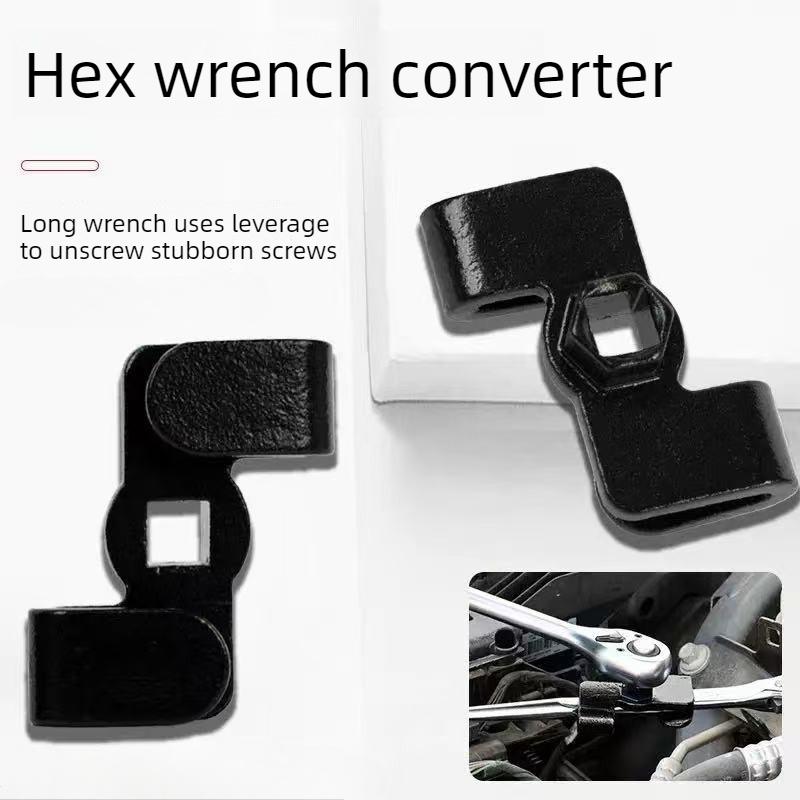 Schraubenschlüsselverlängerung, Kohlenstoffstahl, schwarzer Antriebsschlüssel, verlängerte Hebelwirkung für Werkstätten, Reparaturwerkstätten