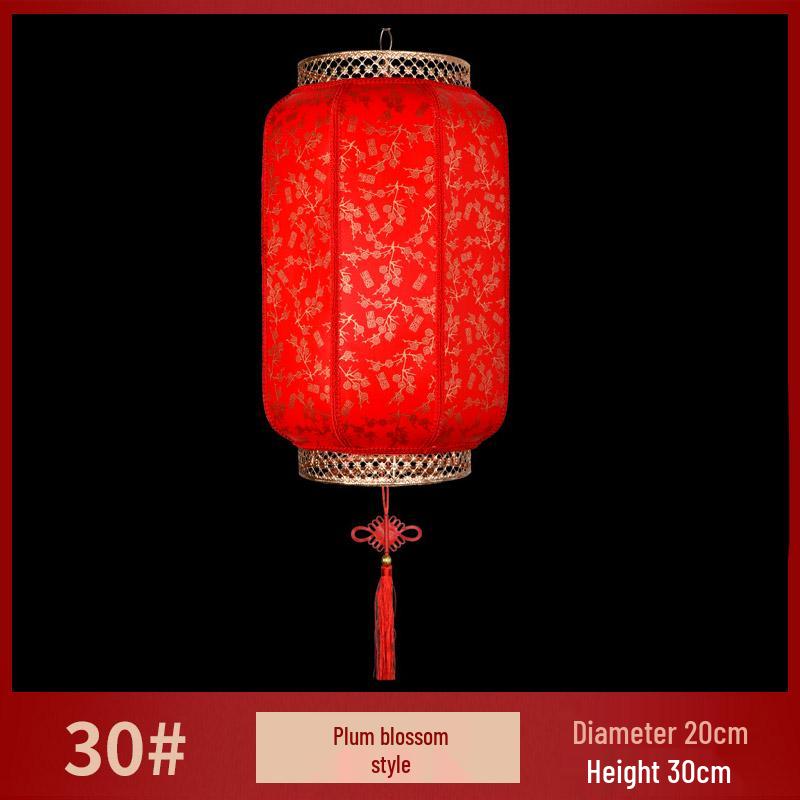 Waterproof Outdoor Sheepskin Lantern: Chinese Ancient Style Pendant with Fu Character for Restaurant Decoration
