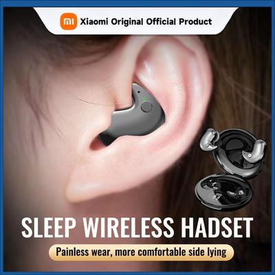 Xiaomi Auriculares Invisibles para Dormir Mini Auriculares Ocultos In-Ear Impermeables IPX5 Auriculares Bluetooth Inalámbricos con Micrófono Auriculares Musicales HIFI