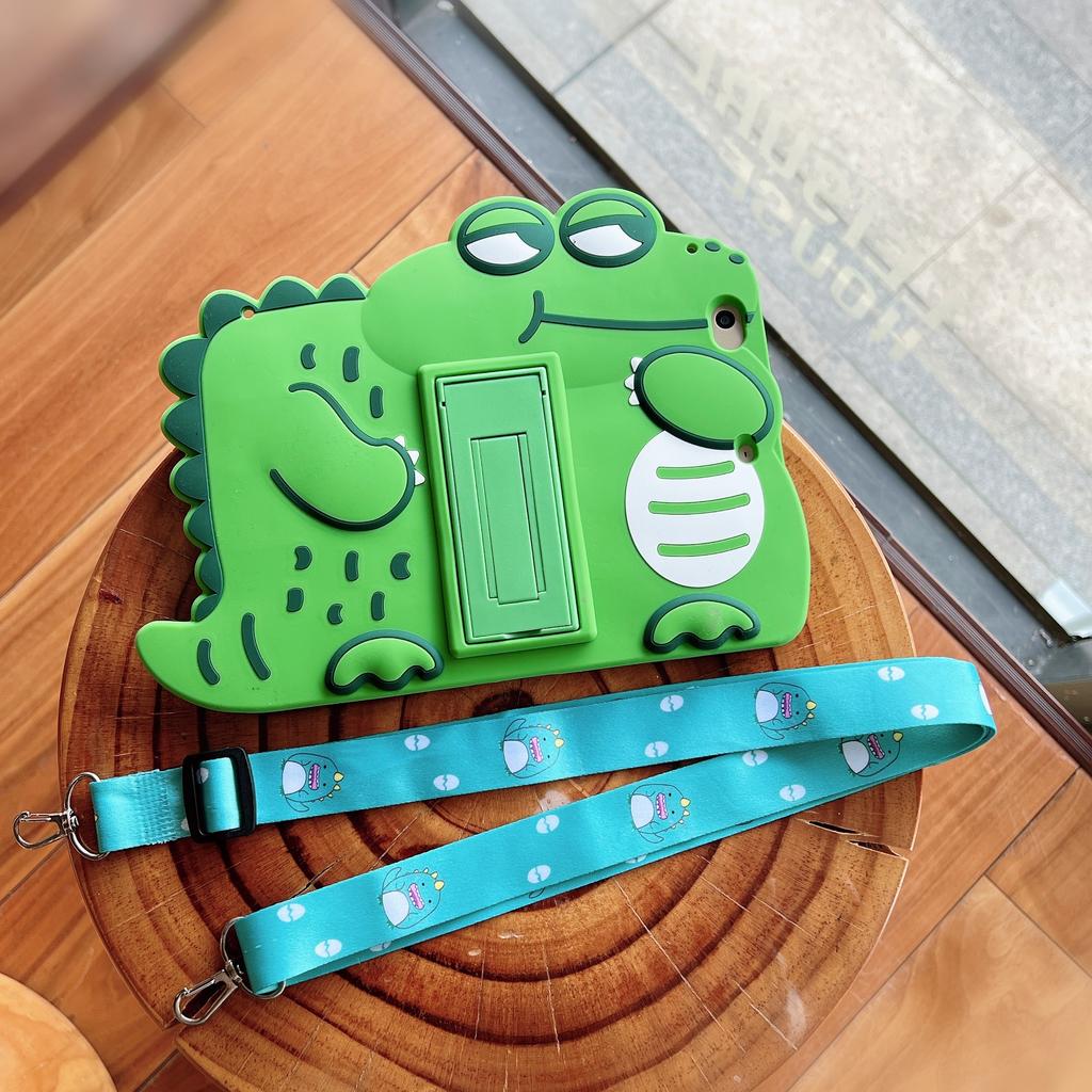 iPad Mini1 2 3 4 5 6 Air2 3 4 9.7 2017/2018 Pro10.5 10.9 11 7th/8th/9th Gen 10.2 2019/2020/2021 Dinosaur Kids Case Stand Cover