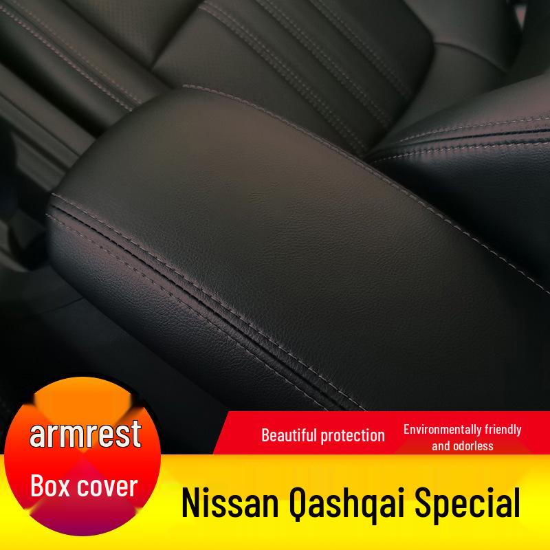 Nissan Qashqai Armrest Box Cover 2008-2025 - Handrest Protective Leather Cover