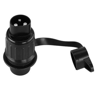 3 Pin 12V 24V Waterproof Power Male Plug Outlet Adapter Connector Fit For Car Truck Trailer Tractor Camper Motorhome Caravan