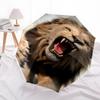 1pc Lion Roar Automatic Folding Umbrella - Compact Travel Umbrella with Auto Open/Close 8-Rib Heavy-Duty Shaft for Women/Men -l047