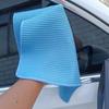 1Pcs Microfiber Car Cleaning Cloth Detailing Waffle Weave Window Clean Wipe New Glass Wash Towel