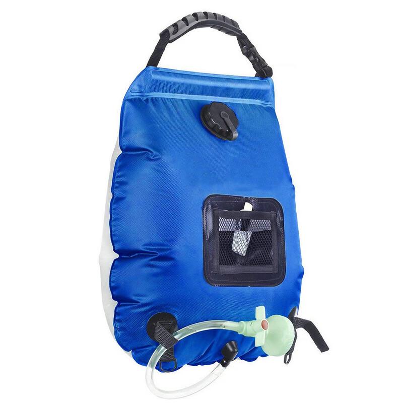 Qishenyi 20L Foldable Portable Solar Shower Bag