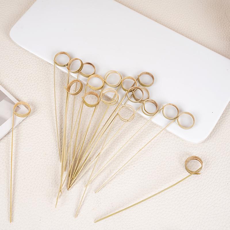 Custom Disposable Bamboo Fruit Skewers - Creative Dessert Art