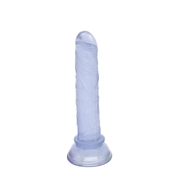 Soft Jelly Dildo Realistic Penis Anal Dildo Strap Big Penis Suction Cup Toy Adult Sex Toys for Woman