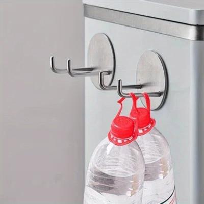 2Pcs Kaffee Boden Siebträger Wand Rack Selbst-adhesive Kaffee Boden Filter Halter Werkzeuge Cafe Zubehör