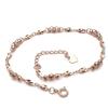 585 Purple Gold Simple, Elegant And Exquisite Temperament Rose Gold-Plated Color Gold Women'S Bead Bracelet