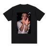 2025 neues Modell Eminem Handgeste Grafik T-Shirt für Damen Hip-Hop Mode Kurz Sve Lässig Sommer Streetstyle