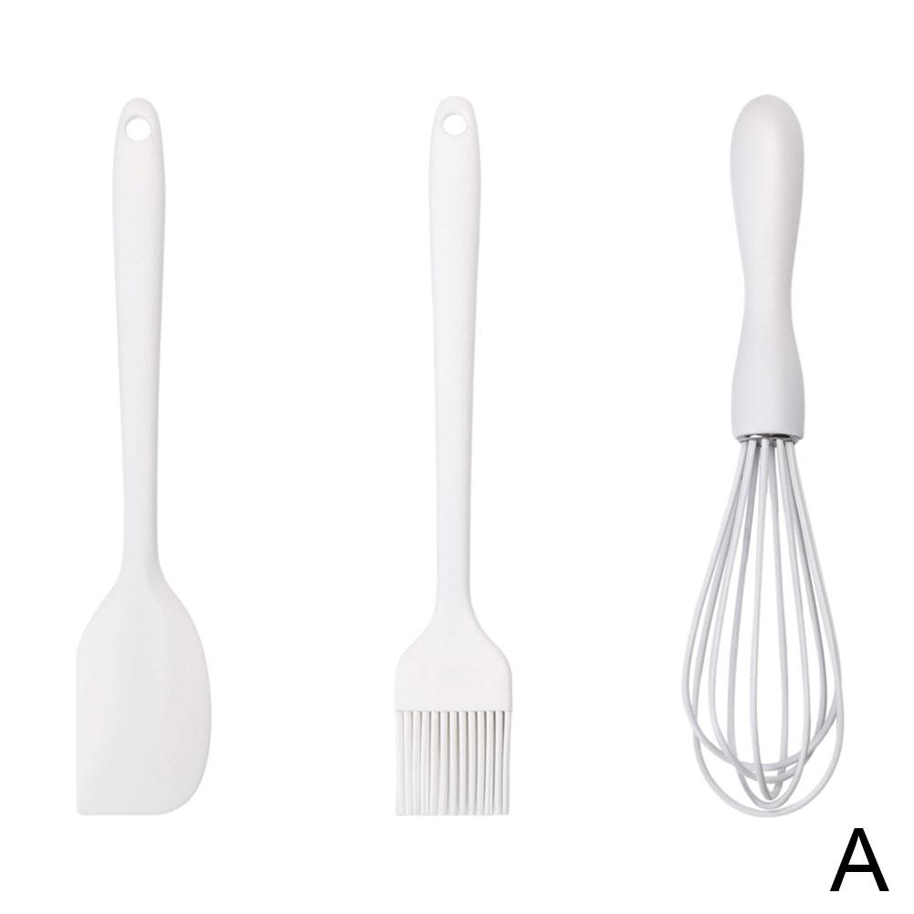 Set Copt Silicon Spatulă Răzuitor Cremă Tort Bucătărie Casnică Tel Ou Perie Ulei Barbecue Gadget Consumabile Bucătărie