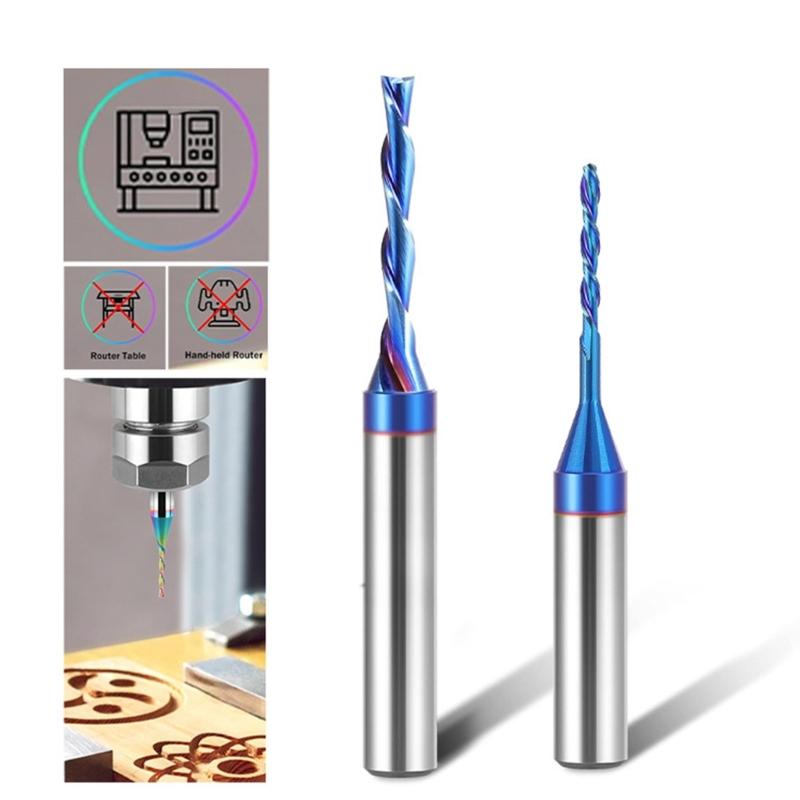 Hochleistungs-Gravierfräser-Bit-Set mit verschiedenen Profilen, 1/4-Zoll-Schaft für Holz, Kunststoff, Verbundwerkstoffe