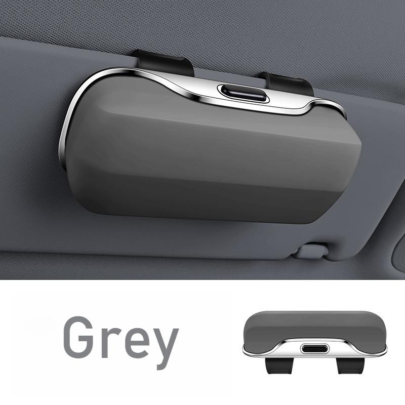 Držák na sluneční brýle do auta Držák na sluneční clonu Box na brýle do auta Držák na brýle na řízení Multifunkční přenosný pouzdro na brýle do auta