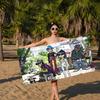 Band G-Gorillaz Music Microfiber Beach Towel Absorbent Quick Dry Soft Yoga Swimming Resort Mountain Climbing Towel