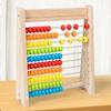 Wooden Abacus Educational Toy - Ten-Row Soroban for First and Second Grade Math