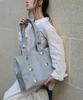 Iugamakaras Big Studded Shopper Bag (Sky Blue)