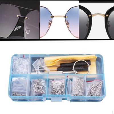 Eyeglass Repair Kits Glasses Maintenance Nose Pads Precision Screwdrivers Portable Replacement with
