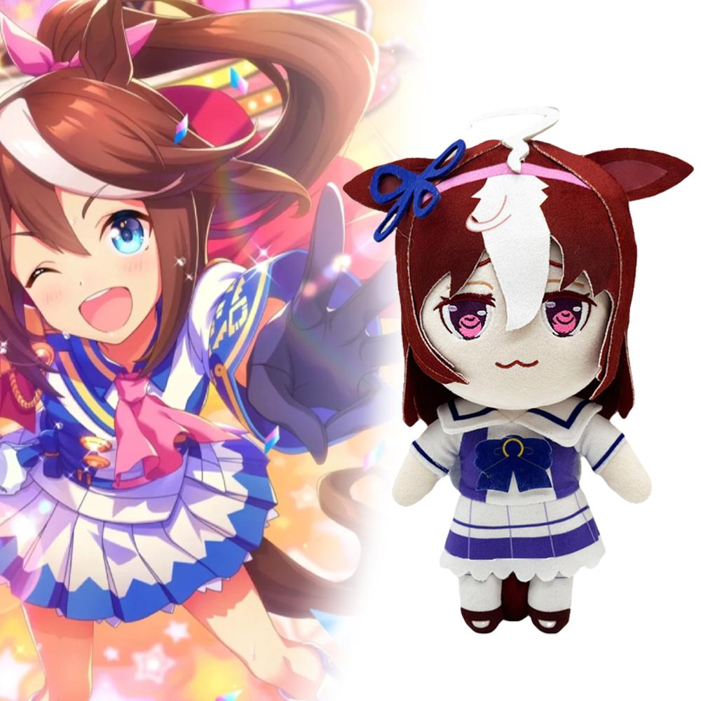 Kawaii Uma Musume Plush Toy Tokai Teio Anime Pretty Derby Character Toys Agnes Tachyon Tokai Teio Character Doll Birthday Gift