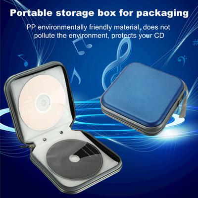 Storage Box with Special Inner Pages Moisture Dust Protection Compact Structure Disc Storage Case DVD Organizer Case