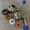 38 51 63 76 102mm EPDM Slicone Santiary Seal Gasket Replacement For 1.5" 2" 2.5" 3" 4" Tri Clamp Butterfly Valve Homebrew