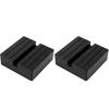 Universal Car Lift Jack Stand Rubber Pads Black Rubber Slotted Floor Jack Pad Frame Rail Adapter