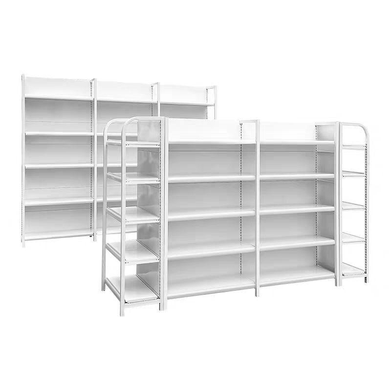 Thicker Multi-Layer Store Display & Storage Racks - Single/Double-Sided Shelves for Convenience Stores & Pharmacies