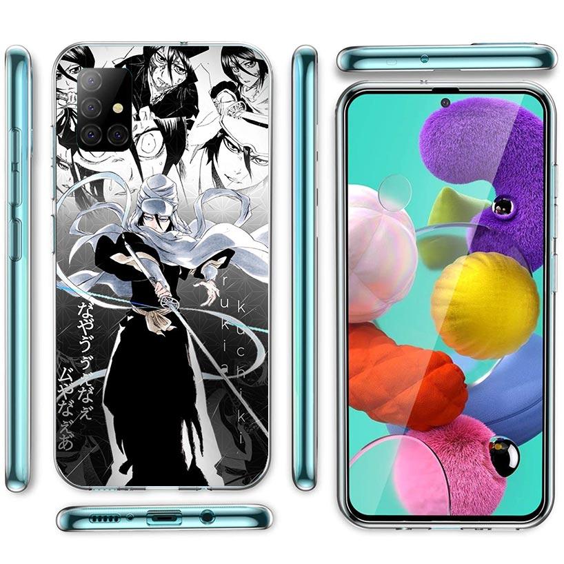 Bleach Kuchiki Rukia Phone Case For Samsung Galaxy A12 A52S A42 A32 A22 A51 A50 Note 20 Ultra 10 S10 Plus A71 A70 A31 A30 A10S G